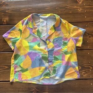 Astr Multicolor Geometric Shirt